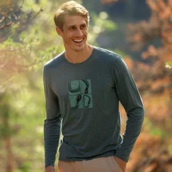 Tuntu II Pitkähihainen Merino Paita Miesten